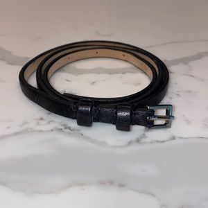 Skinny Leather Belt